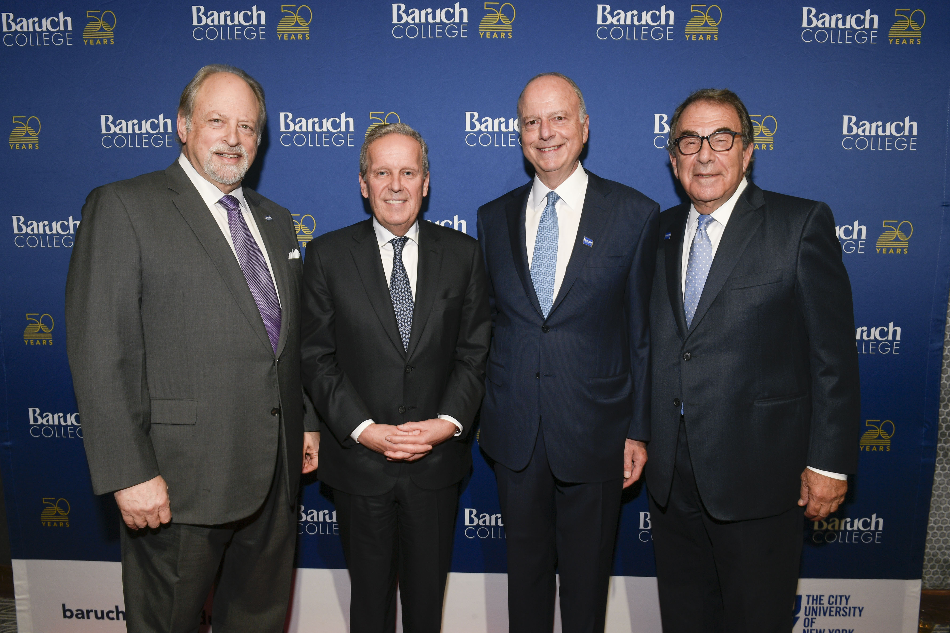 Baruch College Fund Raises Record Setting 1 5 Million At 30th Annual Bernard Baruch Dinner Cuny Newswire